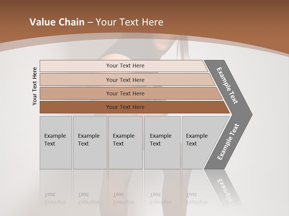 Adult Blond Glamour PowerPoint Template