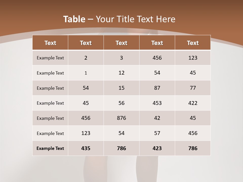 Adult Blond Glamour PowerPoint Template