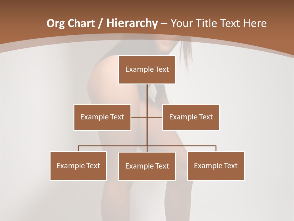 Adult Blond Glamour PowerPoint Template