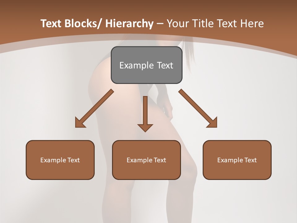 Adult Blond Glamour PowerPoint Template