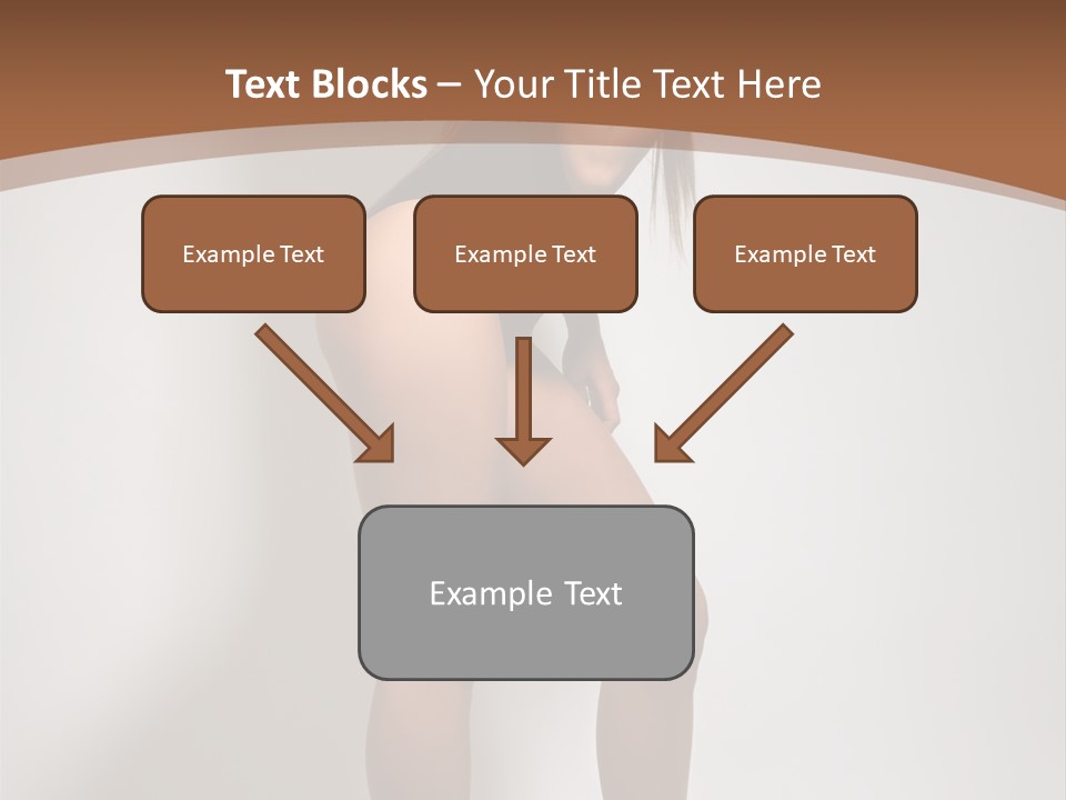 Adult Blond Glamour PowerPoint Template