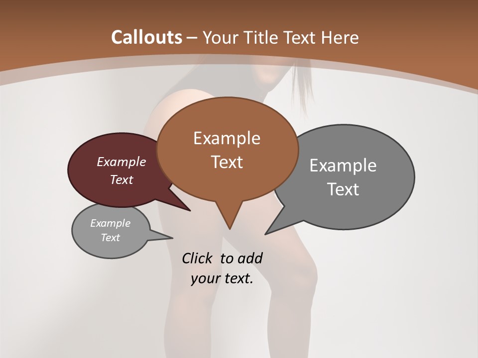 Adult Blond Glamour PowerPoint Template