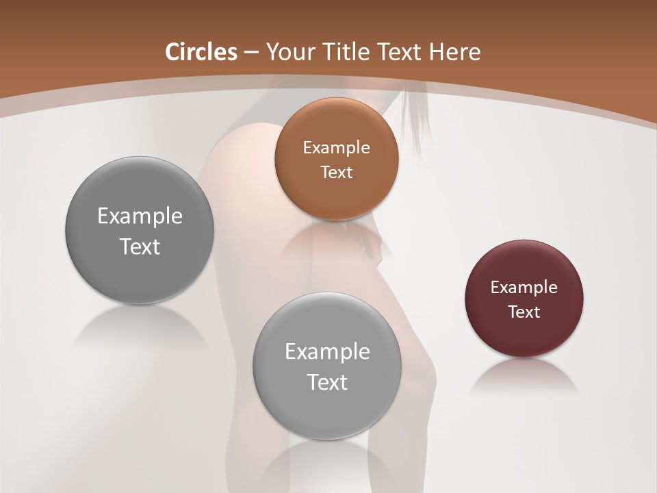 Adult Blond Glamour PowerPoint Template