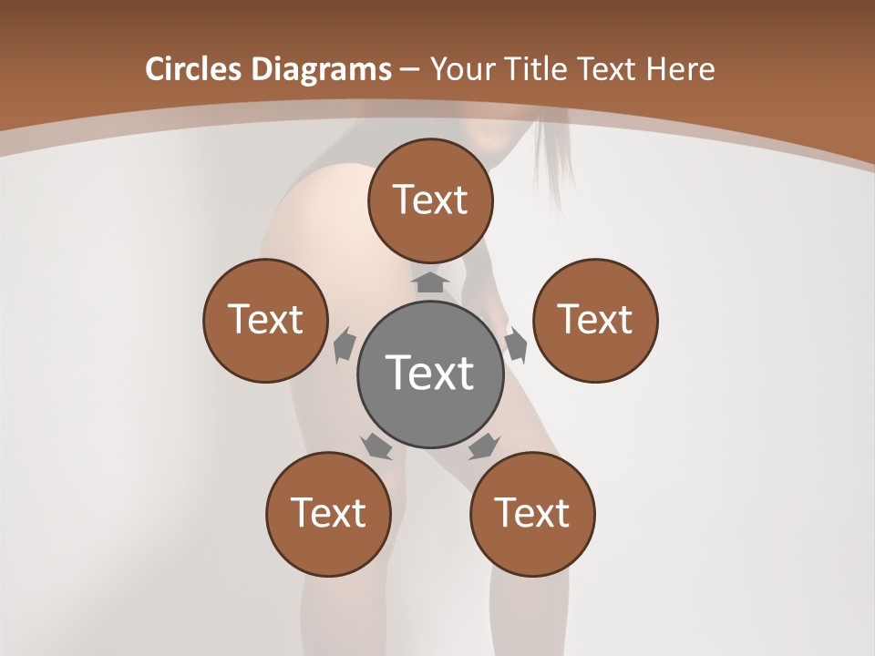 Adult Blond Glamour PowerPoint Template