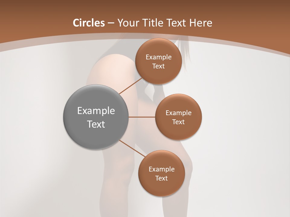 Adult Blond Glamour PowerPoint Template