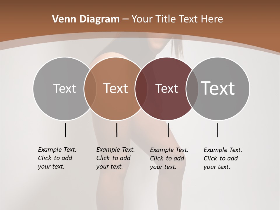 Adult Blond Glamour PowerPoint Template