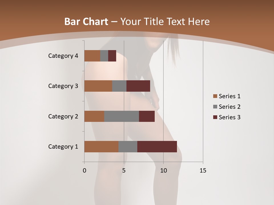 Adult Blond Glamour PowerPoint Template