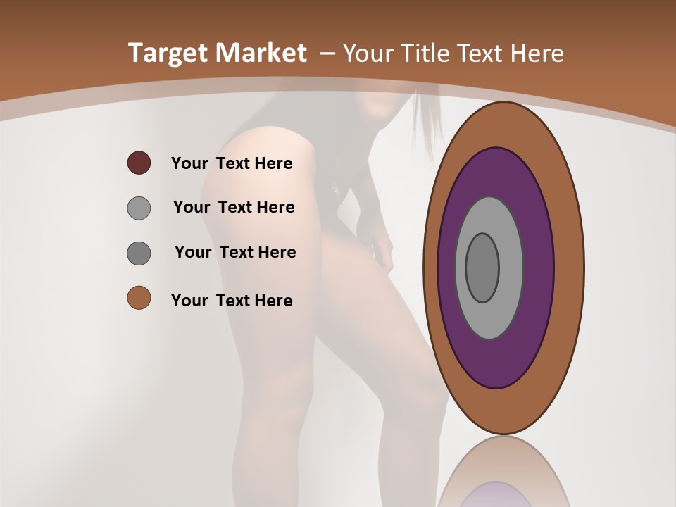 Adult Blond Glamour PowerPoint Template