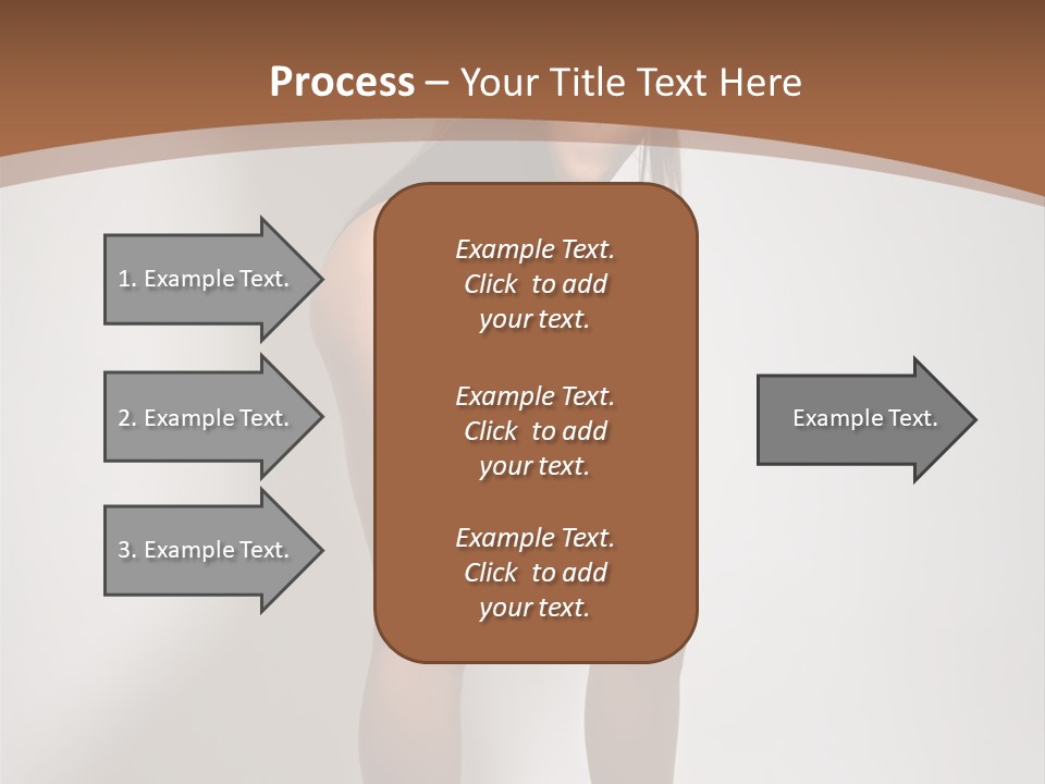 Adult Blond Glamour PowerPoint Template