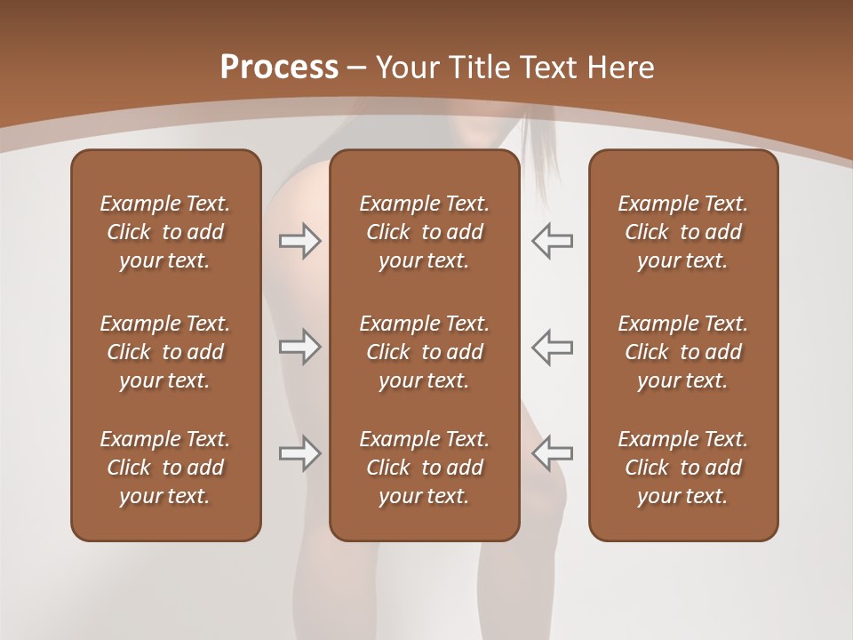 Adult Blond Glamour PowerPoint Template