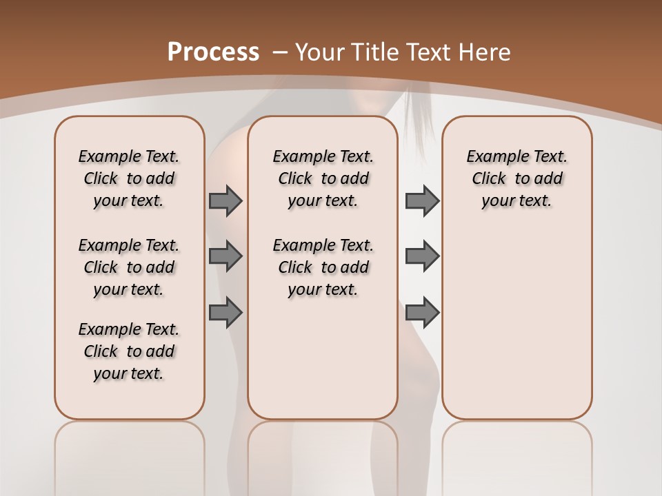 Adult Blond Glamour PowerPoint Template