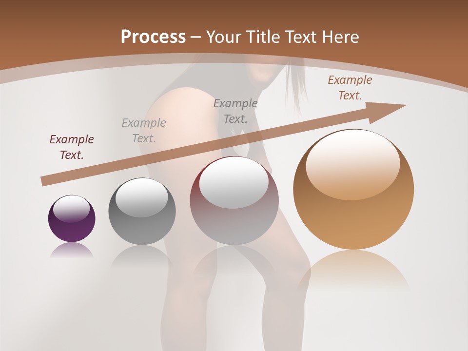 Adult Blond Glamour PowerPoint Template