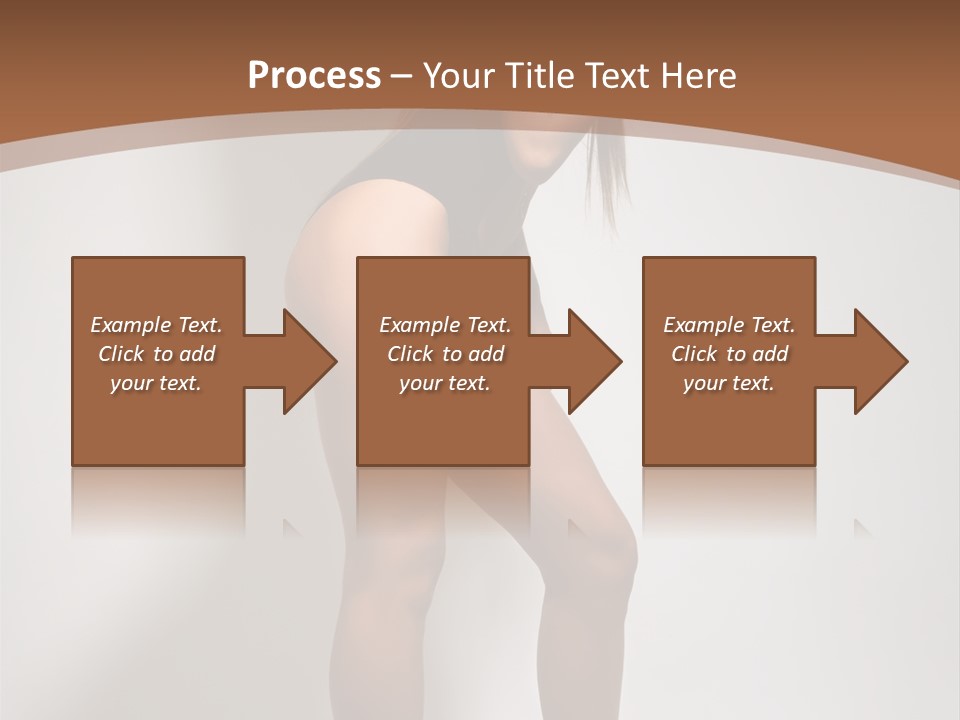 Adult Blond Glamour PowerPoint Template