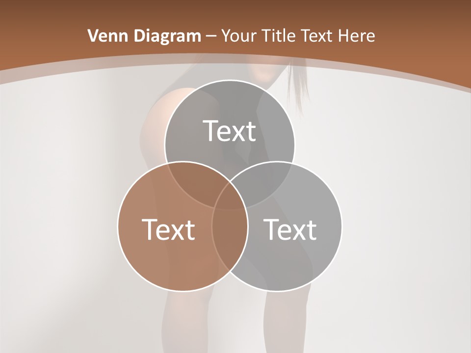 Adult Blond Glamour PowerPoint Template