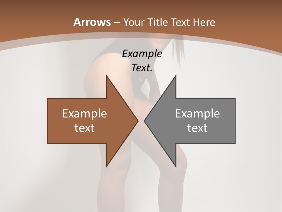 Adult Blond Glamour PowerPoint Template