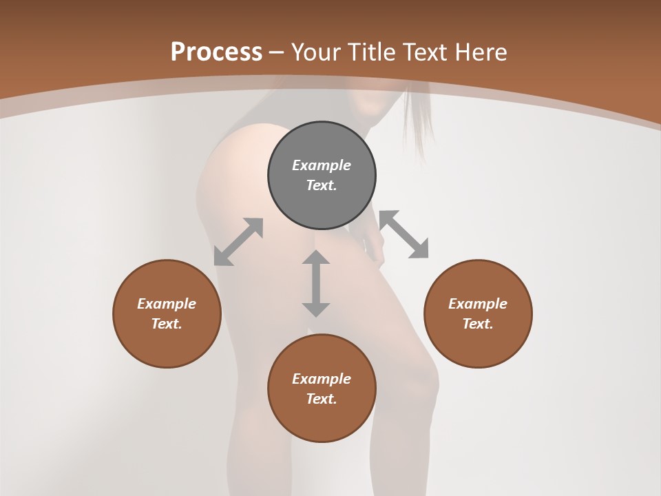 Adult Blond Glamour PowerPoint Template