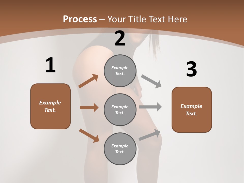 Adult Blond Glamour PowerPoint Template