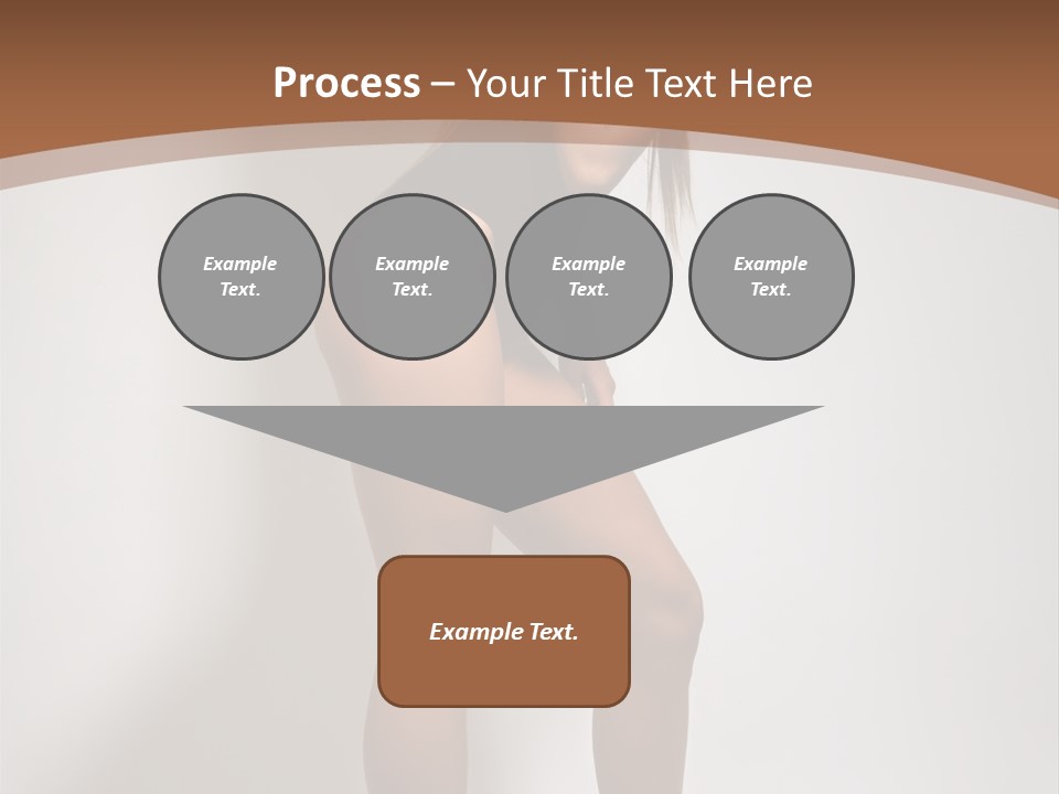 Adult Blond Glamour PowerPoint Template