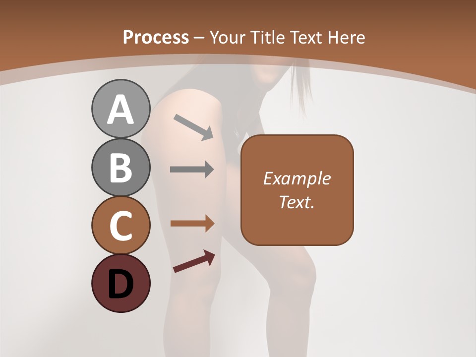 Adult Blond Glamour PowerPoint Template