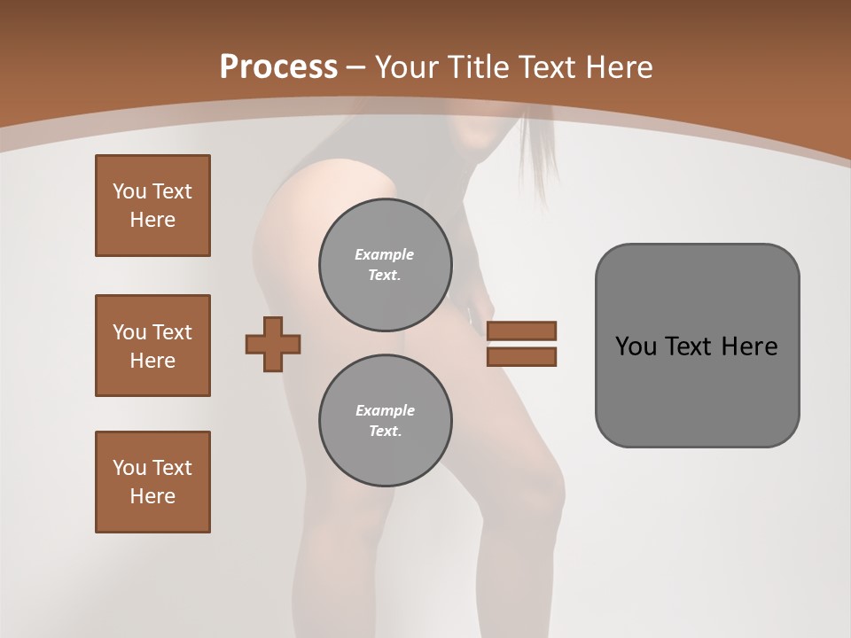 Adult Blond Glamour PowerPoint Template