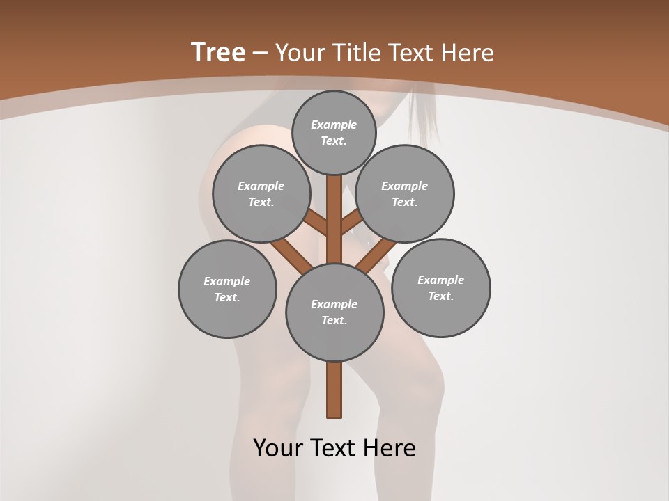 Adult Blond Glamour PowerPoint Template