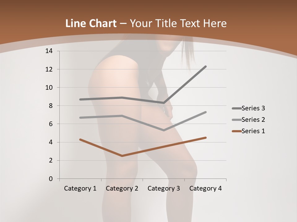 Adult Blond Glamour PowerPoint Template