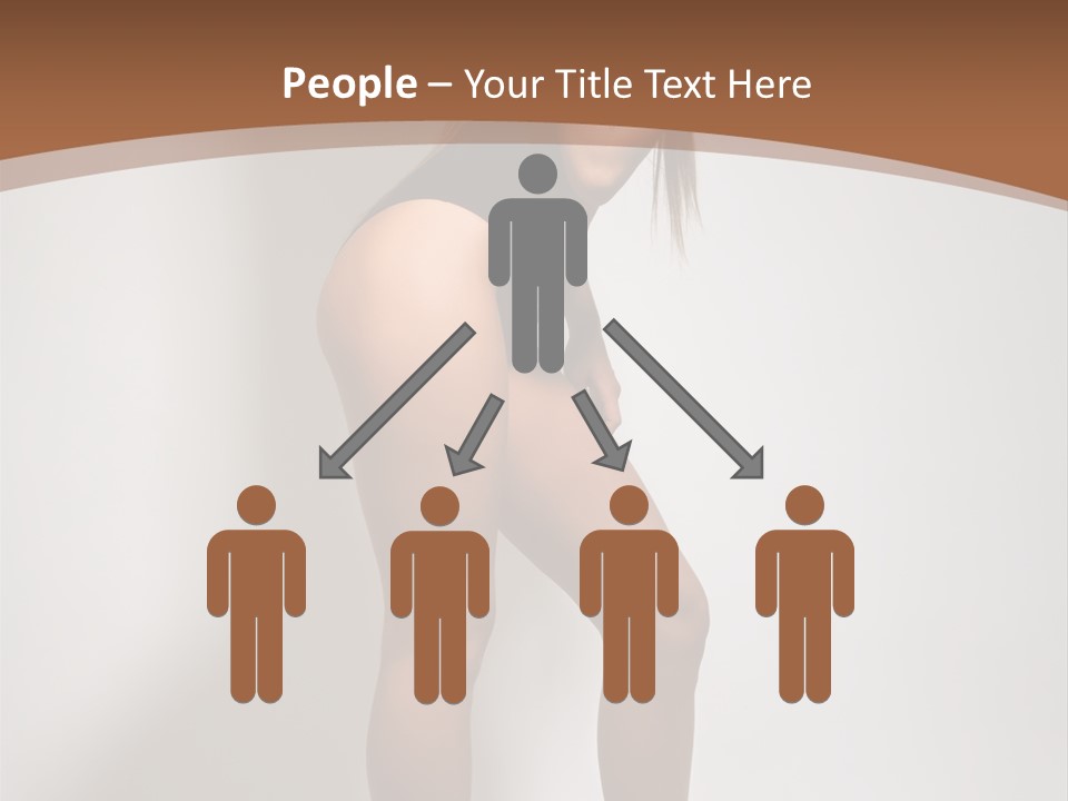 Adult Blond Glamour PowerPoint Template