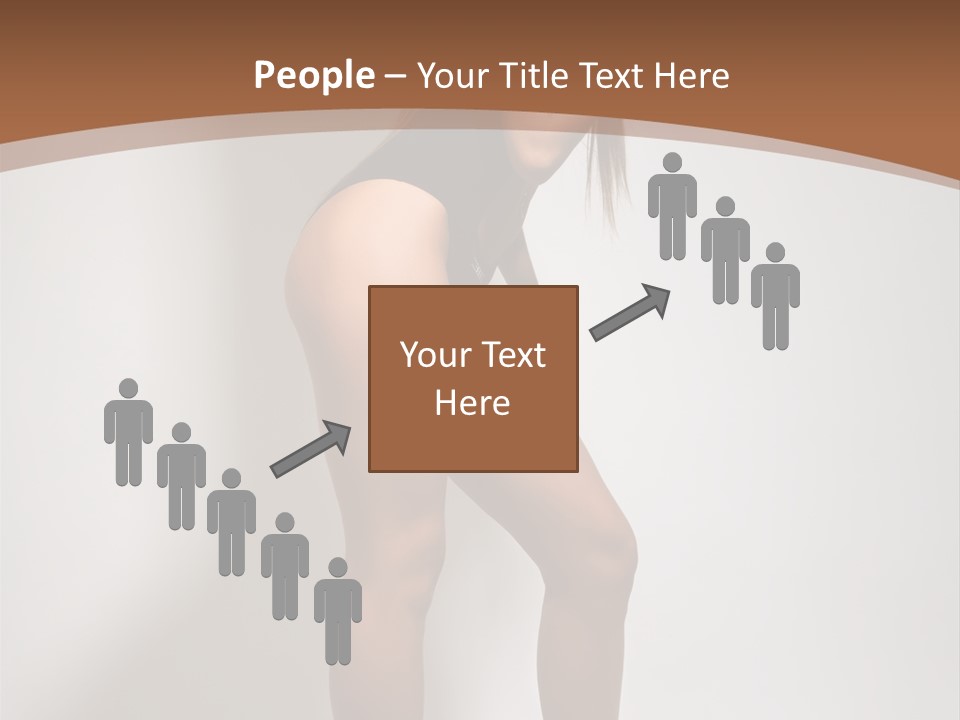 Adult Blond Glamour PowerPoint Template