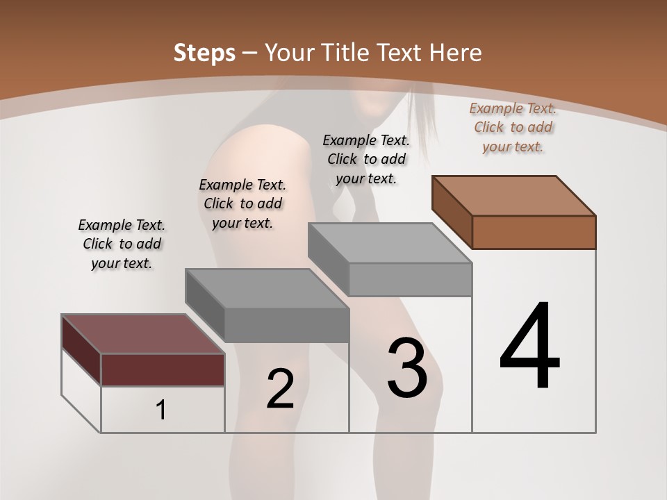 Adult Blond Glamour PowerPoint Template