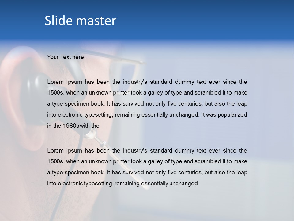 Worker Secretary Support PowerPoint Template