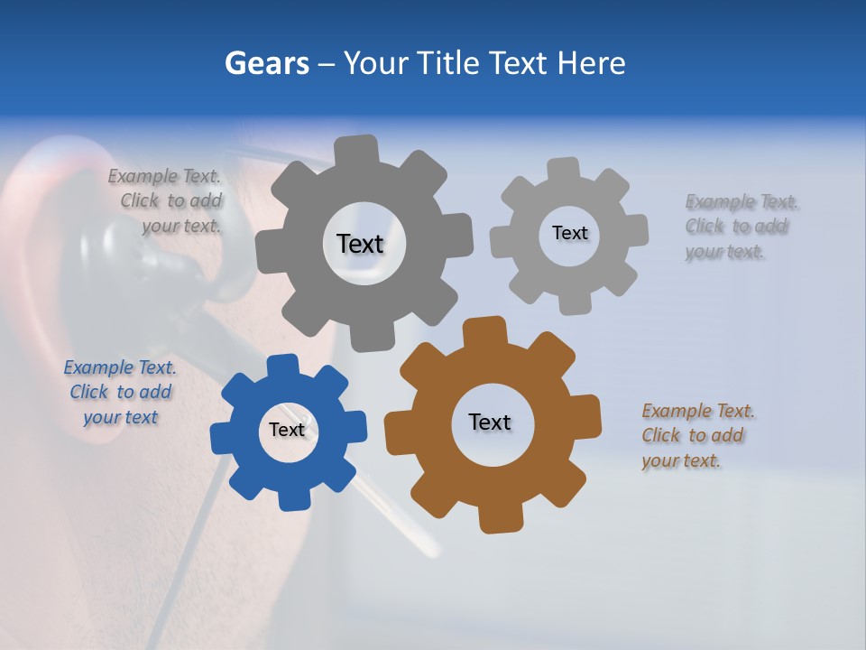 Worker Secretary Support PowerPoint Template