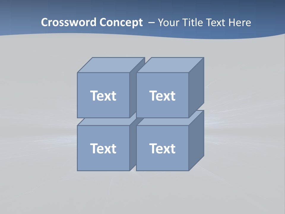 A Black And Blue Background With A White Light PowerPoint Template