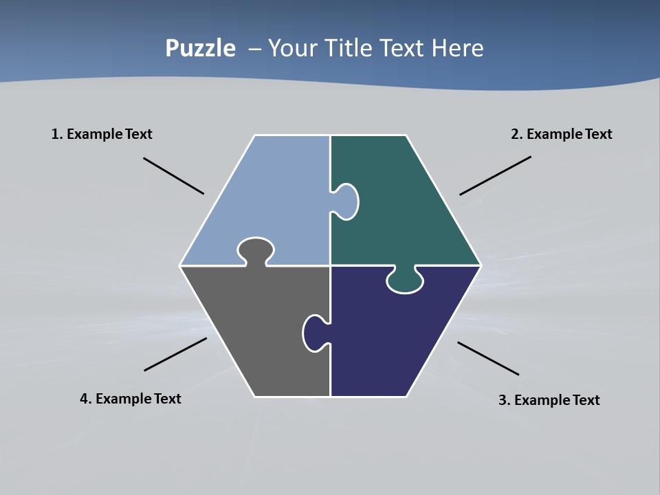 A Black And Blue Background With A White Light PowerPoint Template