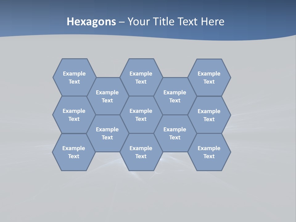 A Black And Blue Background With A White Light PowerPoint Template