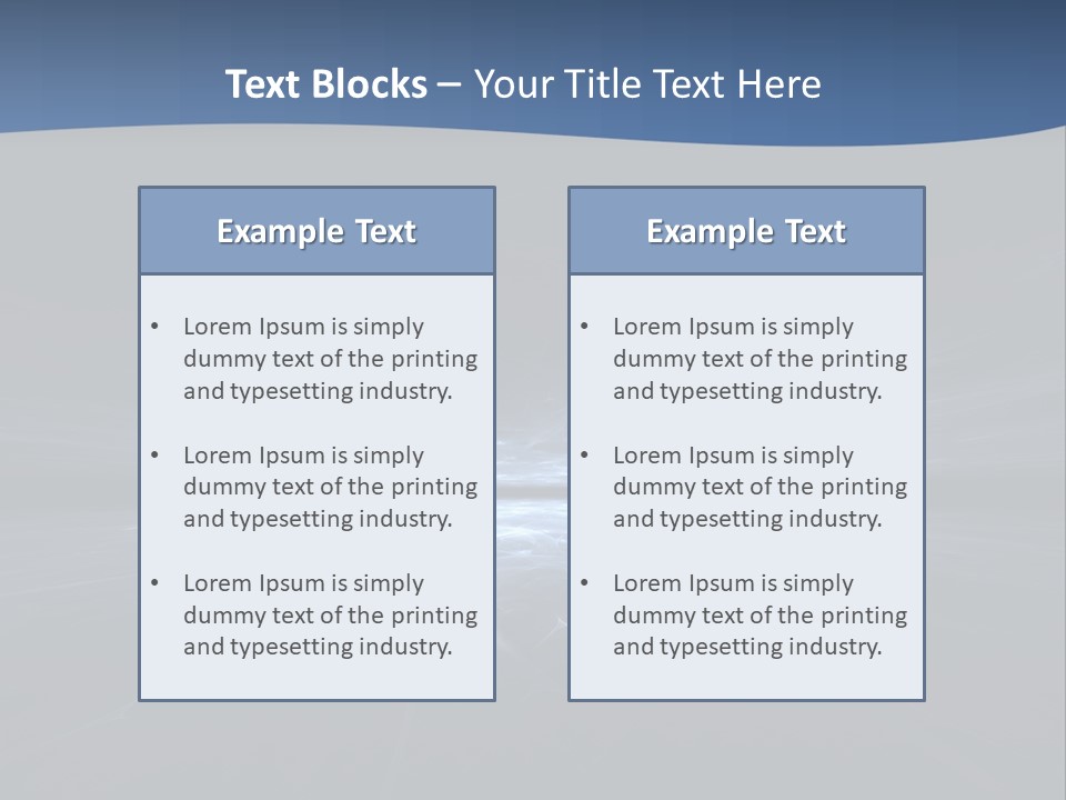 A Black And Blue Background With A White Light PowerPoint Template