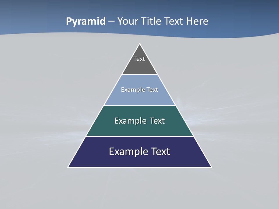 A Black And Blue Background With A White Light PowerPoint Template