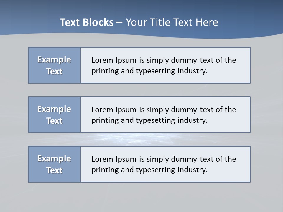 A Black And Blue Background With A White Light PowerPoint Template