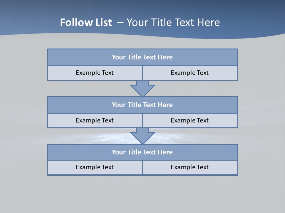 A Black And Blue Background With A White Light PowerPoint Template