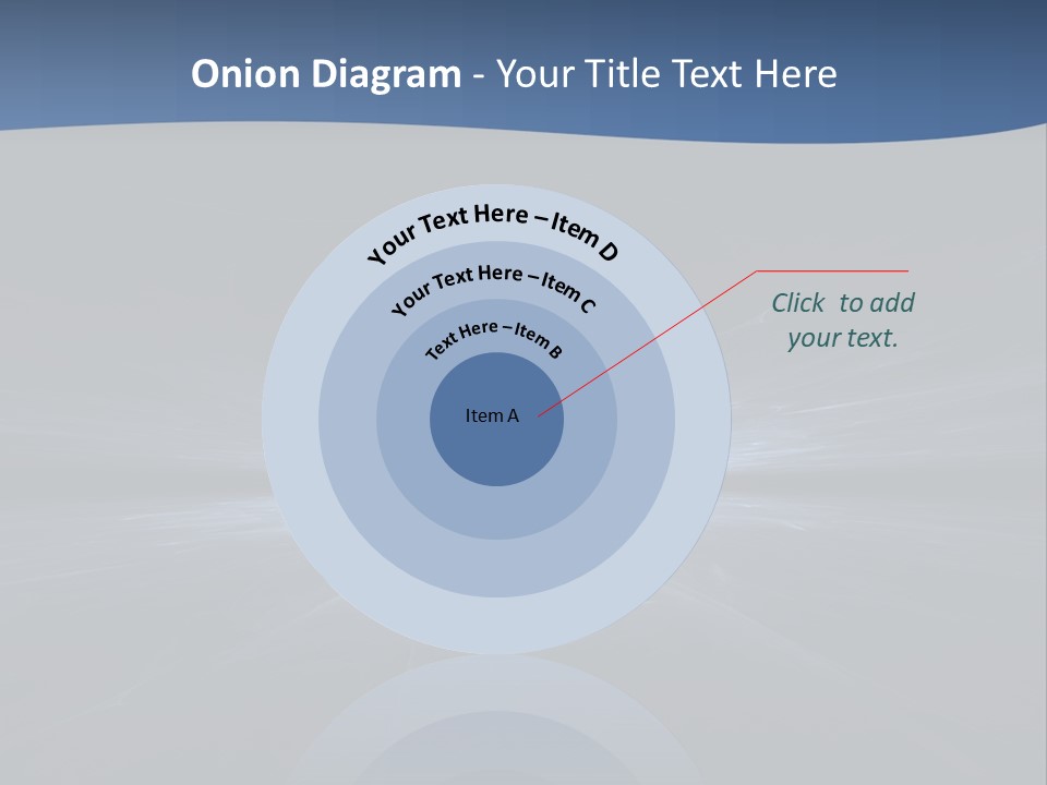 A Black And Blue Background With A White Light PowerPoint Template