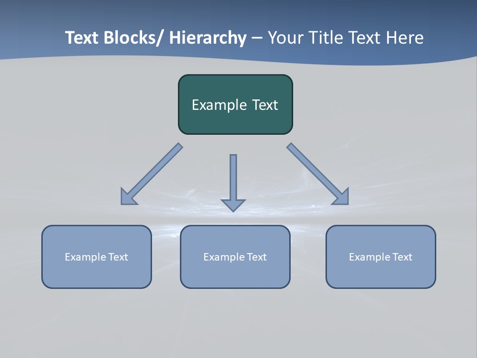 A Black And Blue Background With A White Light PowerPoint Template