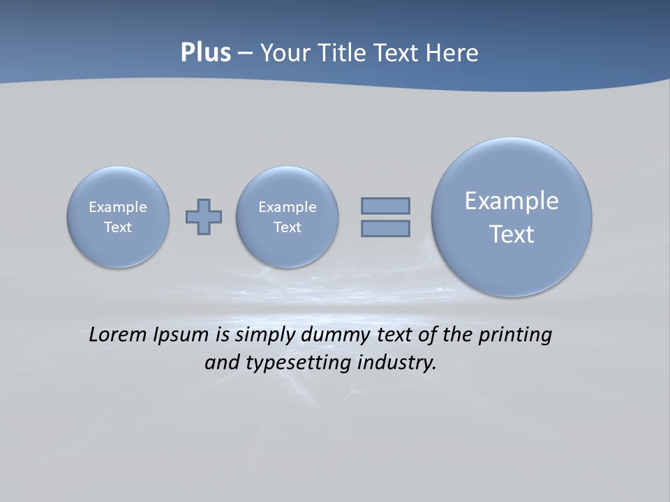A Black And Blue Background With A White Light PowerPoint Template