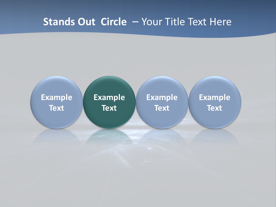 A Black And Blue Background With A White Light PowerPoint Template