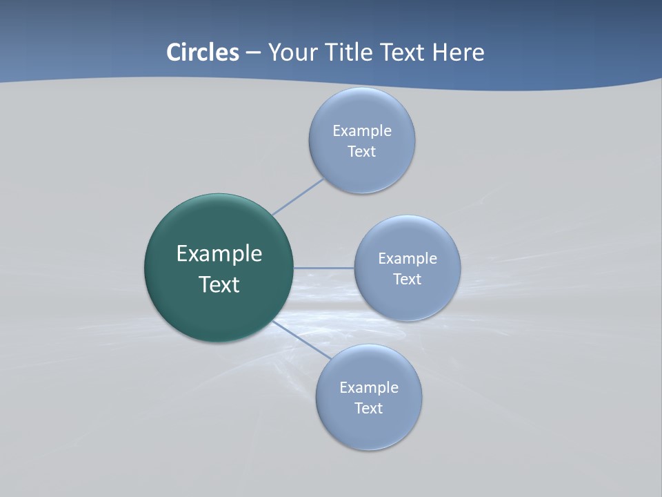 A Black And Blue Background With A White Light PowerPoint Template