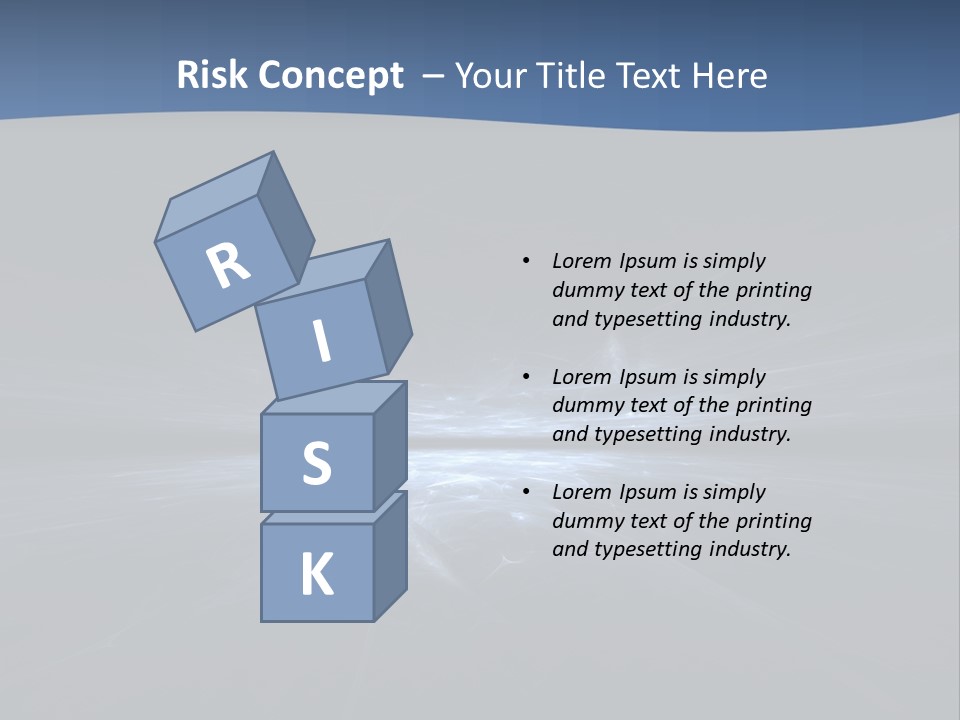 A Black And Blue Background With A White Light PowerPoint Template