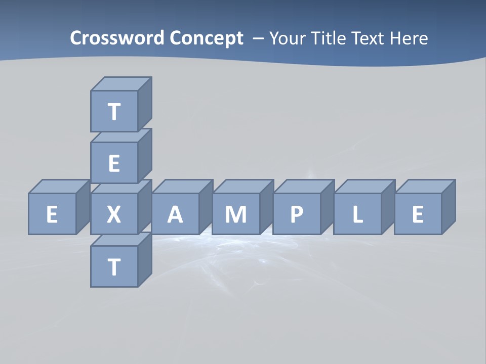 A Black And Blue Background With A White Light PowerPoint Template