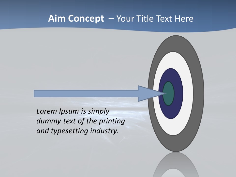 A Black And Blue Background With A White Light PowerPoint Template