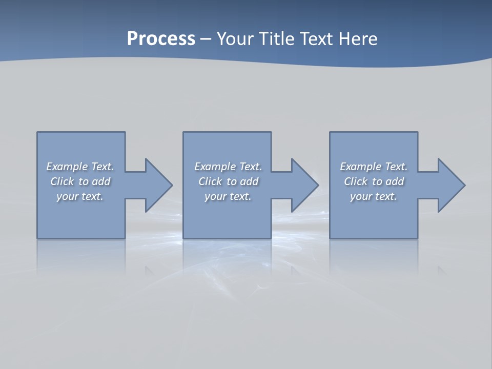 A Black And Blue Background With A White Light PowerPoint Template