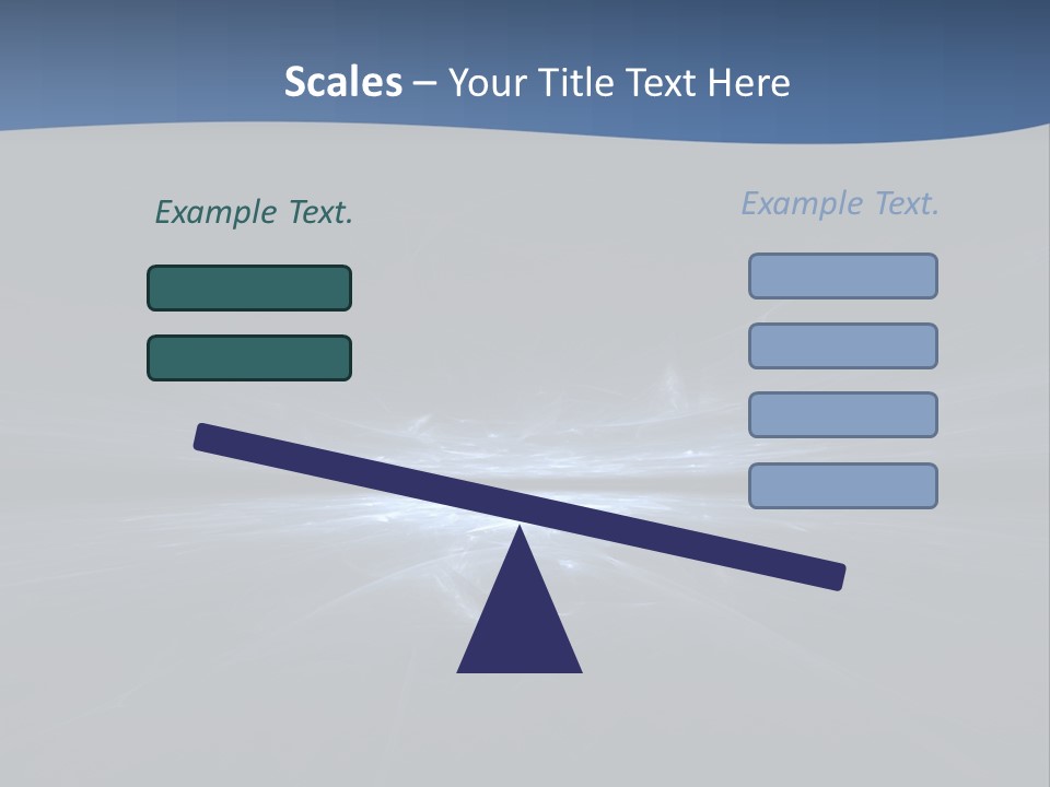 A Black And Blue Background With A White Light PowerPoint Template