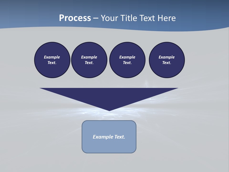 A Black And Blue Background With A White Light PowerPoint Template