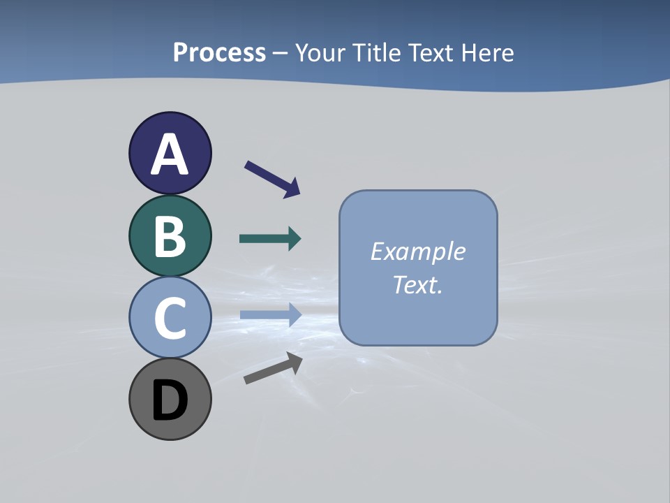 A Black And Blue Background With A White Light PowerPoint Template